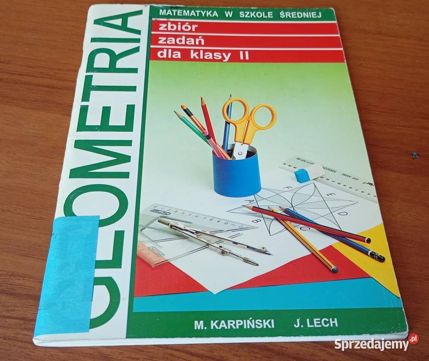 Geometria zbiór zadań klasy II 2 Marcin Książki i Podręczniki Gdańsk