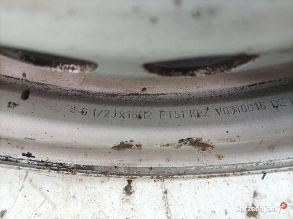 FELGA STALOWA R16 5X120 ET51 OC64MM 65JX16H2 VW