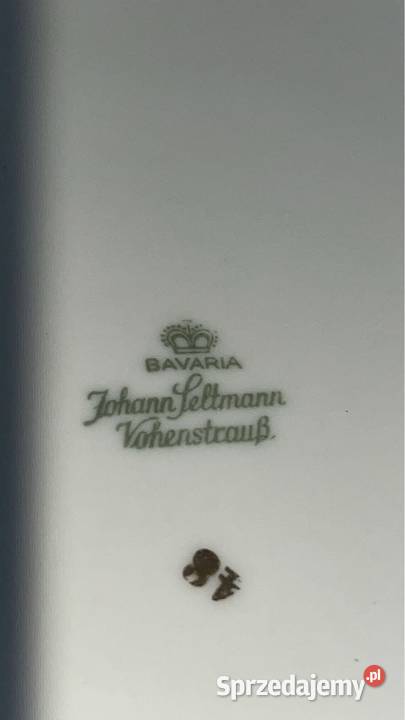 Patera Syg Bavaria Johann Seltmann Vohenstrauss Gdańsk