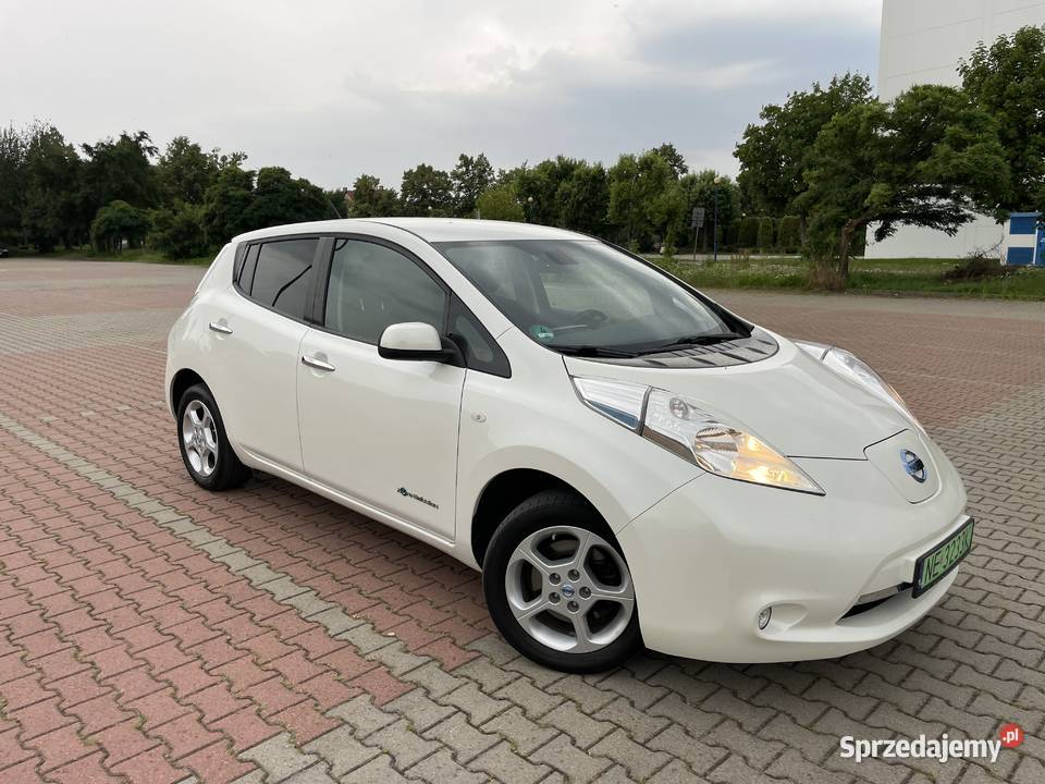 Nissan Leaf 24kWh Biała perła lift 94000km Elbląg