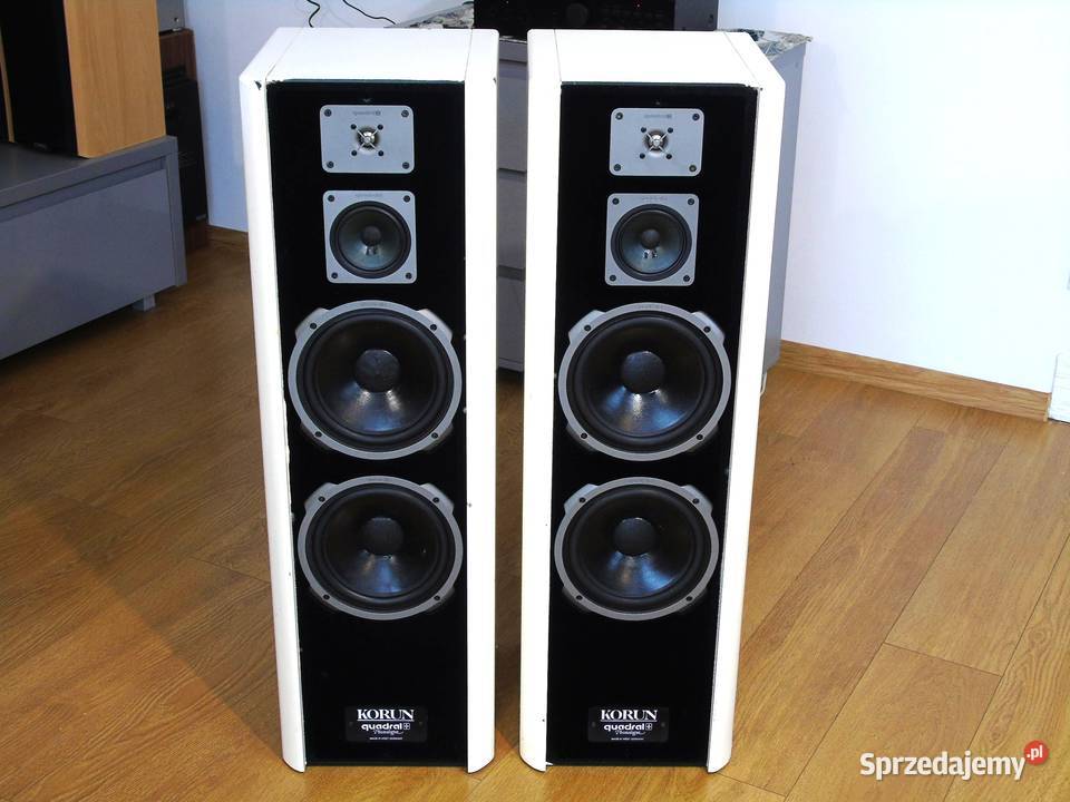 Świetne kolumny stereo Quadral Korun mk IV Słuchawki i głośniki podkarpackie Jasło