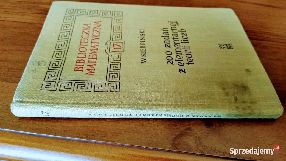 200 zadań z elementarnej teorii liczb Wacław Podręczniki Podręczniki Gdańsk