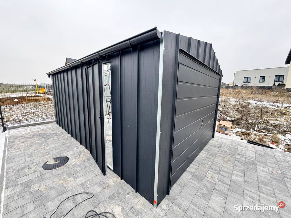 Garaż z blachy na rąbek 5x6 producent 6x6 7x6 410zł/m2 mazowieckie Radom