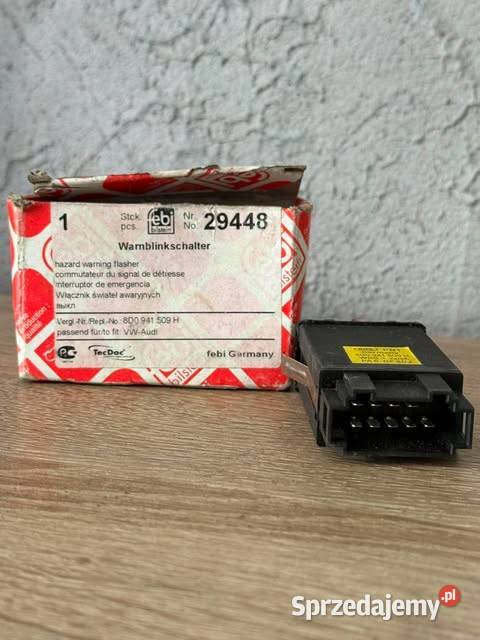 Nowy włącznik świateł awaryjnych Febi 29448 Audi