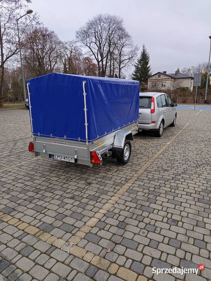Transport mebli i AGD przyczepa plandeka dalsze