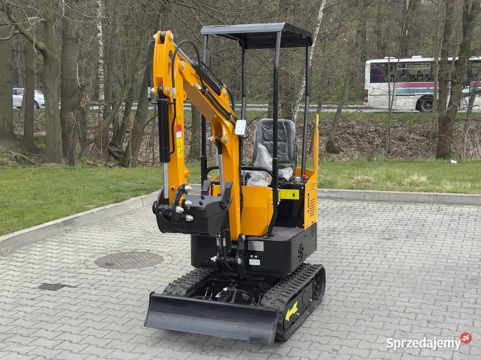 Minikoparka 1T NOWA silnik KOOP Gotowa do pracy Kraków sprzedam