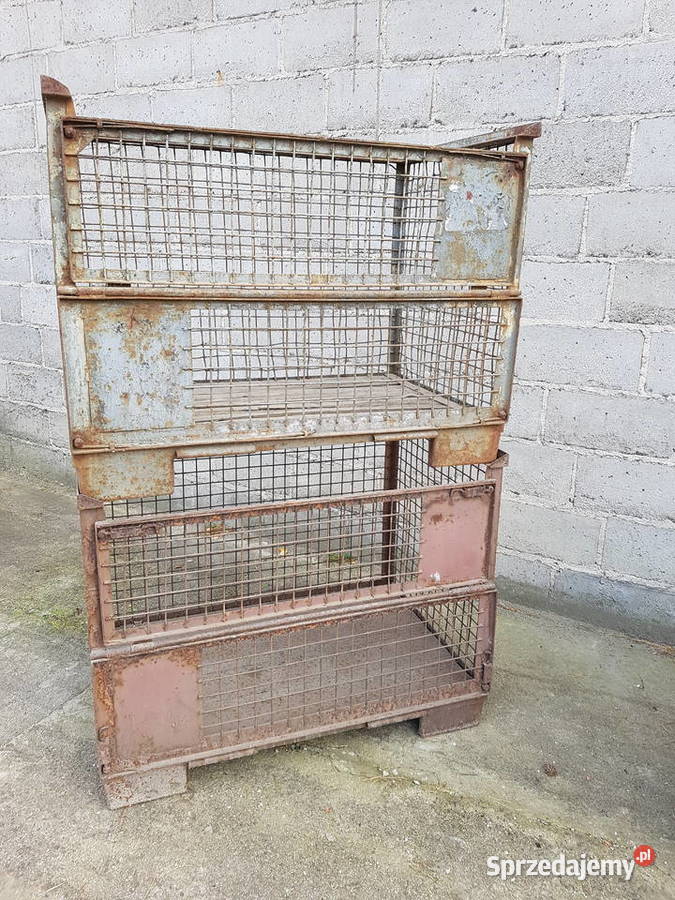 Giterbox pojemnik metalowy siatkowy Wiskitki sprzedam