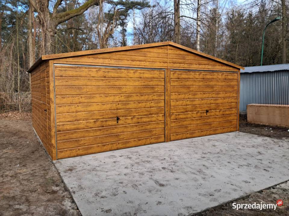 Garaż blaszany 6x5 Wzmocniony PROFILAMI Bydgoszcz