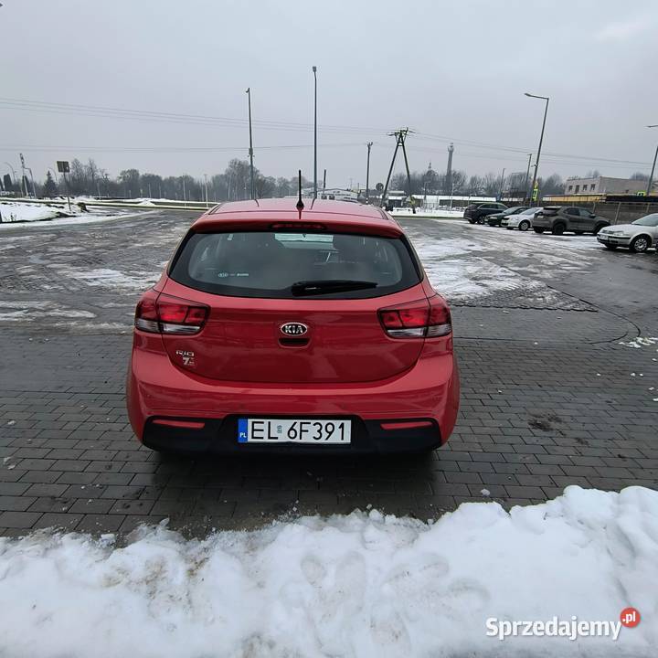 Kia Rio 12 B 84 101000 salon Polska 2017 r pełny VAT łódzkie
