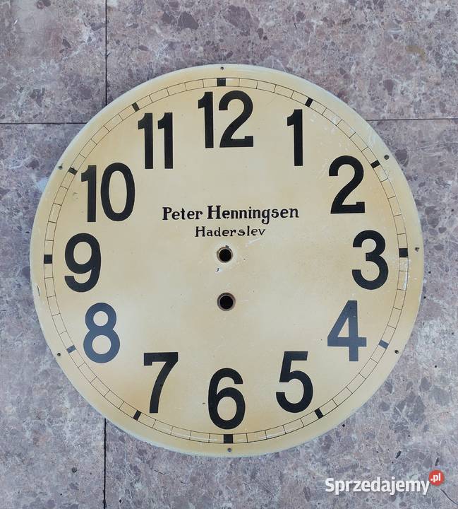 718 Tarcza starego zegara ściennego chodzika 27 Antyki Tczew sprzedam
