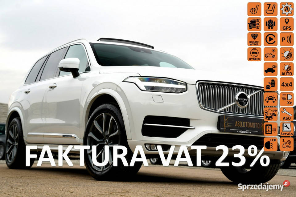 Volvo XC 90 INSCRIPTION panorama FUL LED 7os relingi dachowe XC 90