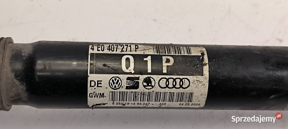 PÓŁOŚ LEWA PRZÓD AUDI A8 D3 LIFT 4E0407271P Lipno