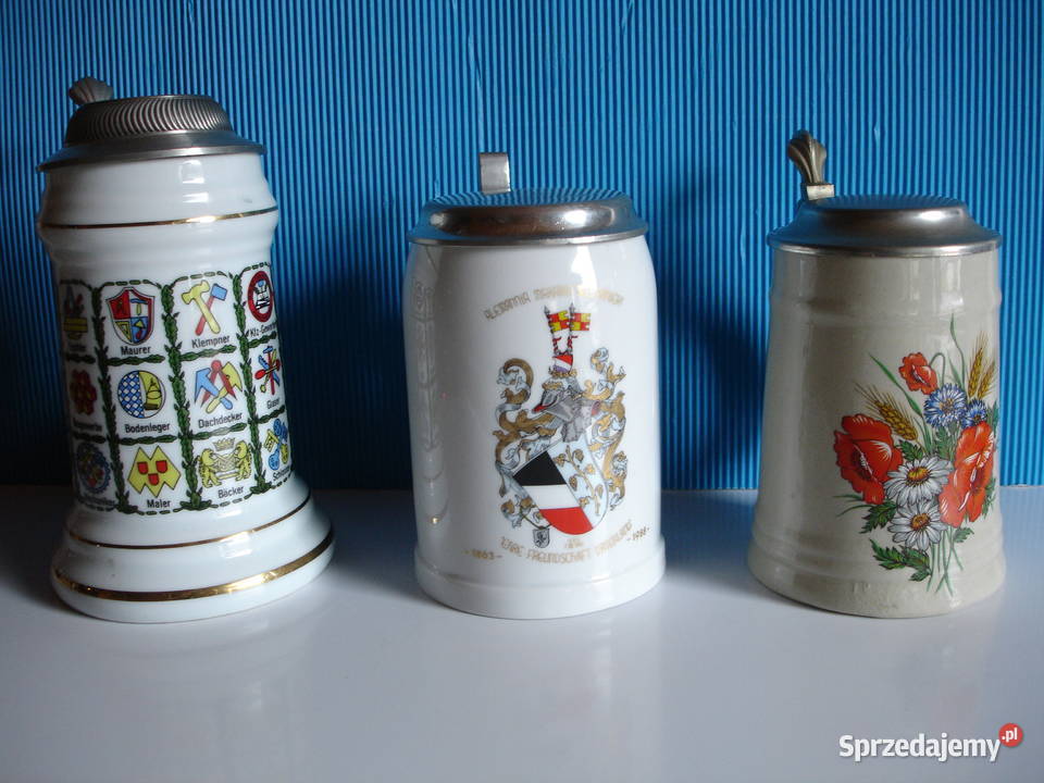 Kufle do piwa kolekcjonerskie Birofilistyka lubuskie Zielona Góra sprzedam