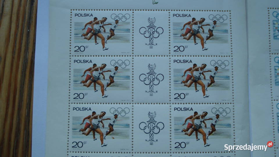 Znaczki pocztowe arkusze niestemplowane kolekcja Filatelistyka Łódź