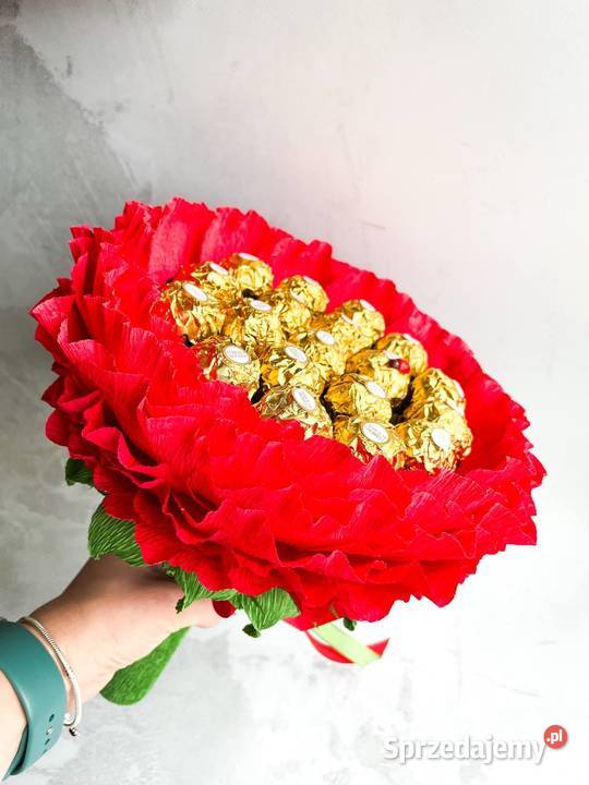 Duży kwiatek z cukierkami rozmiar XL sprzedam