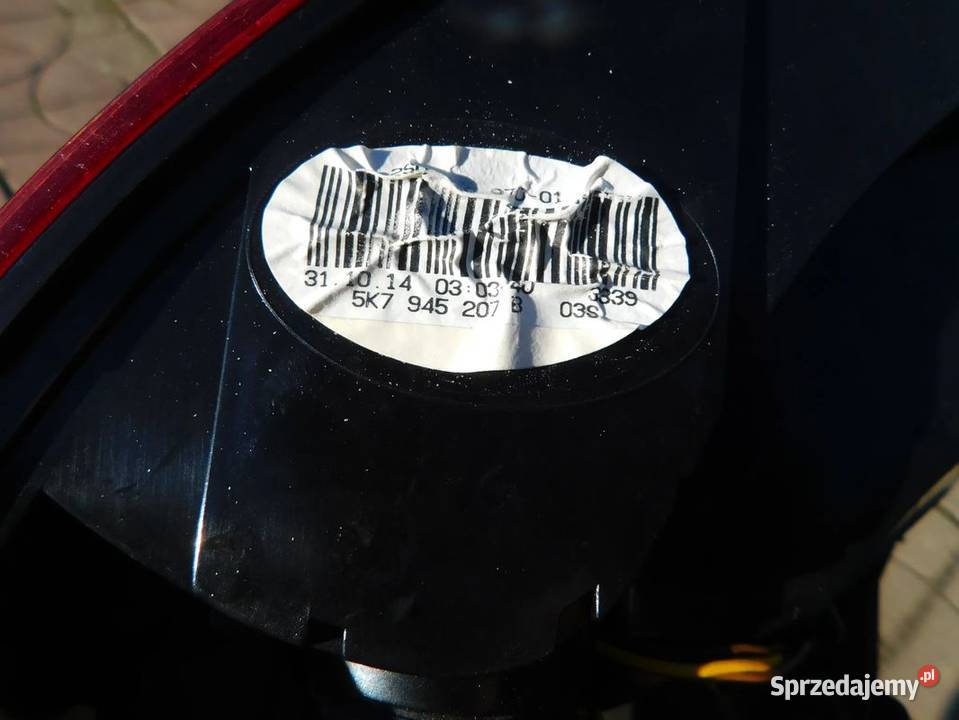 golf VI cabrio lampa 34111 WYSYŁKA Pozostałe Żory