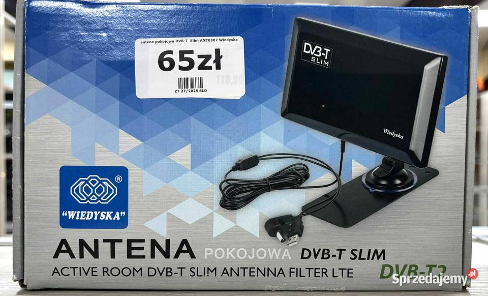 antena pokojowa dvbt2 ANT0307 Wiedyska Elbląg