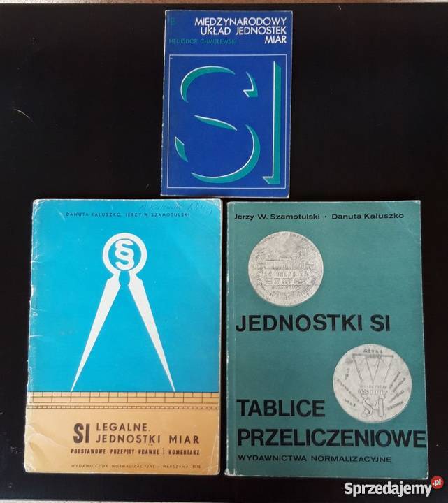 Jednostki SI przepisy prawne tablice Bielsko-Biała sprzedam