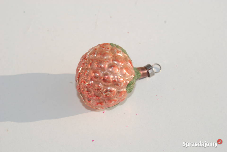 Stara ozdoba choinkowa bombka szyszka orzech Cieszyn