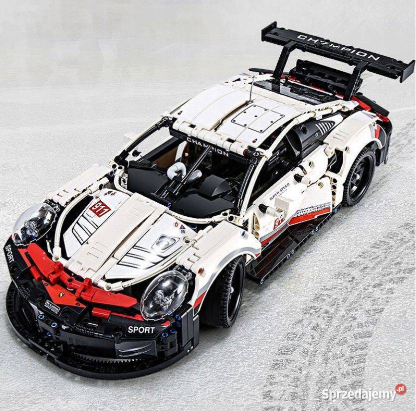 Klocki konstrukcyjne samochód sportowy 1580 el lubuskie Bogdaniec