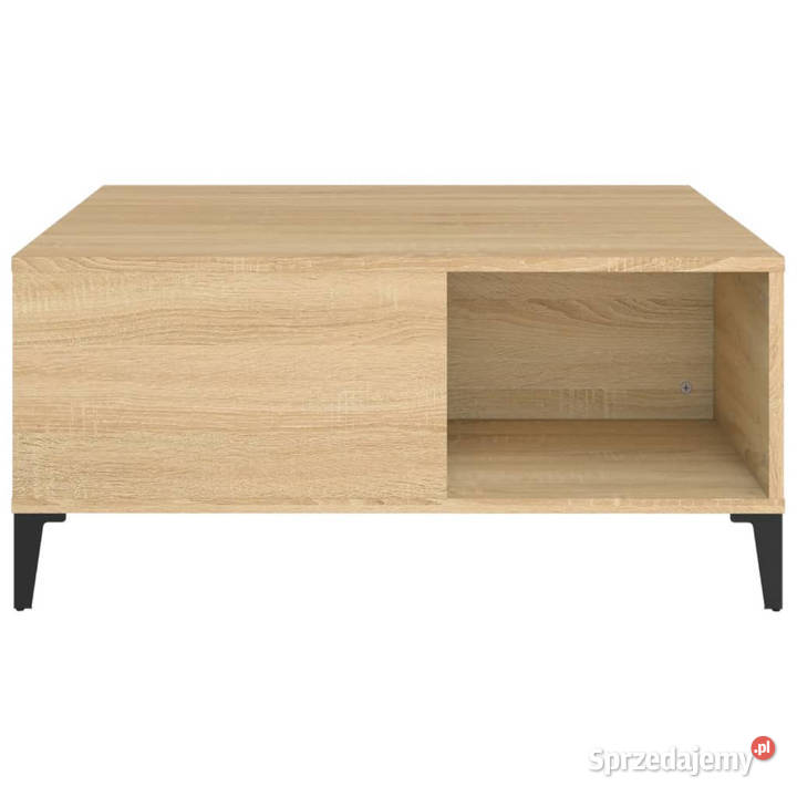 Stolik kawowy dąb sonoma 80x80x365 materiał mazowieckie Warszawa