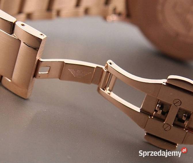 Zegarek męski Emporio Armani AR2452 różowe złoto Białystok