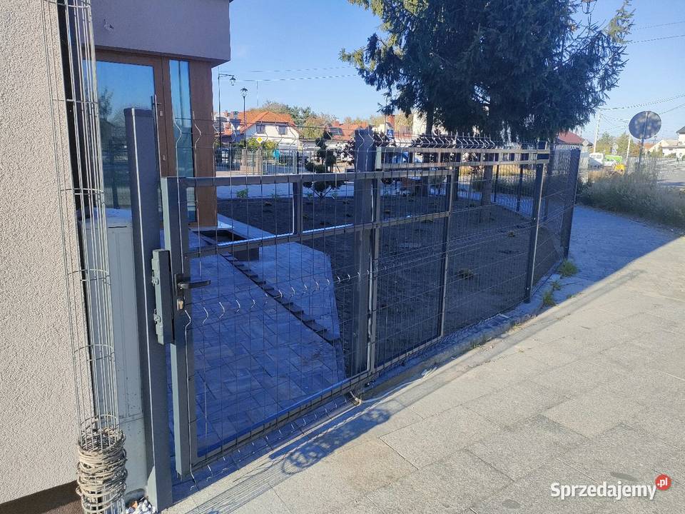 Balustrady ogrodzenia bramy malowane proszkowo łódzkie Sieradz usługi budowlane