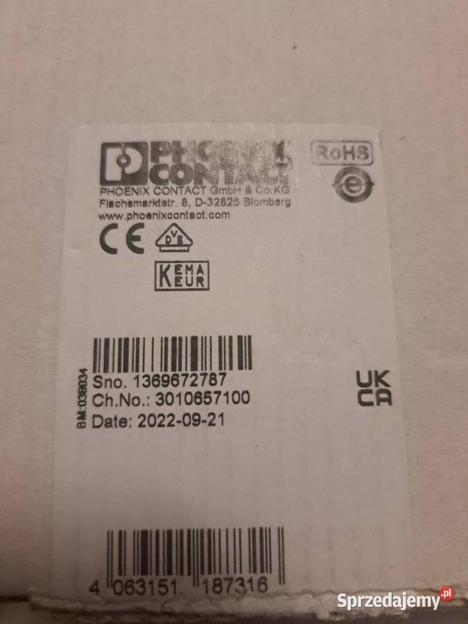 Ogranicznik kombinowany Phoenix Contact 123