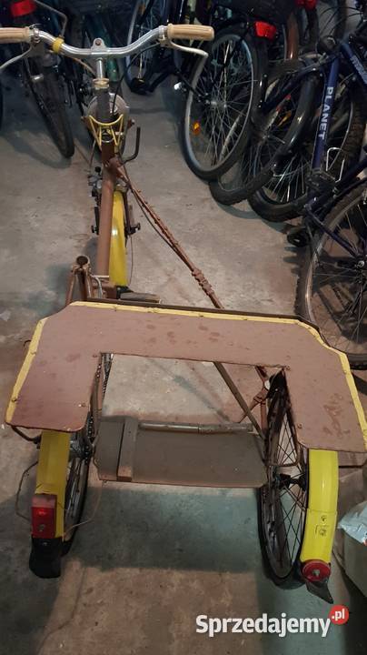Rower trójkołowy stan PRL dolnośląskie