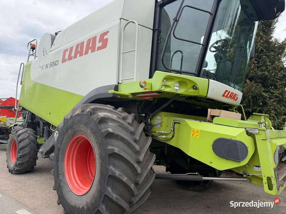 Kombajn zbożowy Claas Lexion 550 heder V750 Nowa Ruda