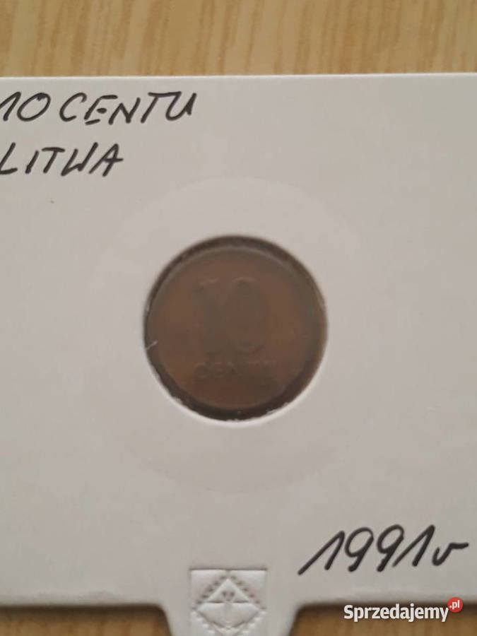 10 Centu Litwa 1991 r Konin