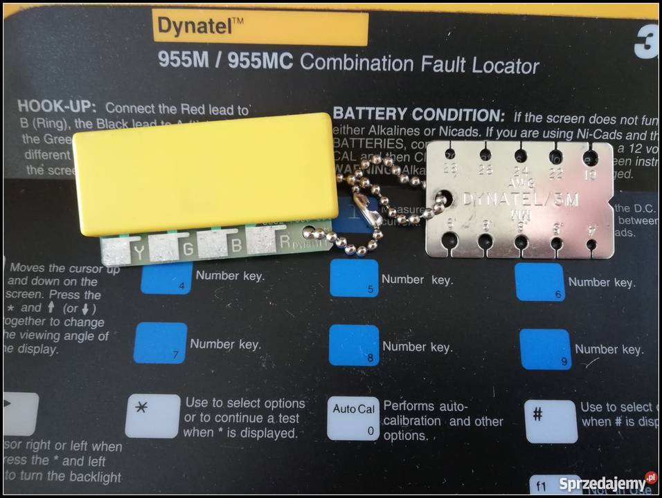 Dynatel 955MC do lokalizacji defektów kabli Elektryka i akcesoria