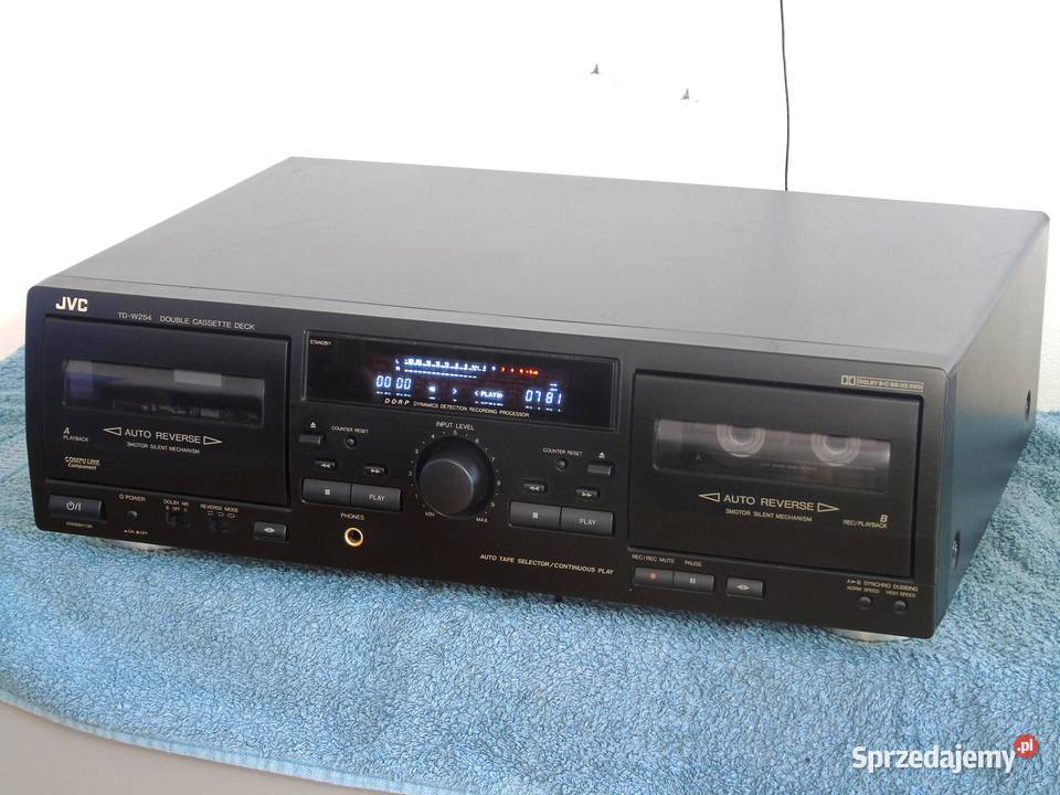 Magnetofon JVC TDW254 ładny DOSTAWA Jasło