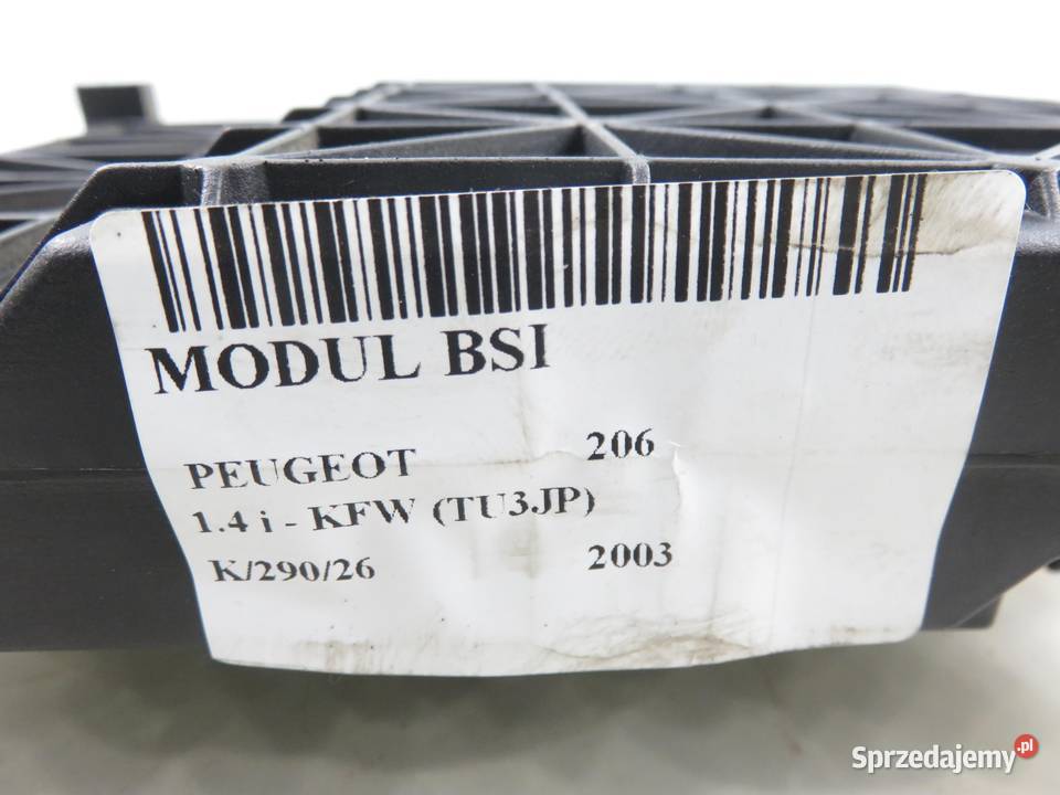 BSI PEUGEOT 206 14 i KFW TU3JP 9646777380