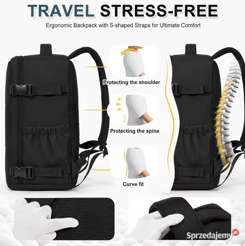 Plecak podróżny do samolotu Airplane backpack Warszewo