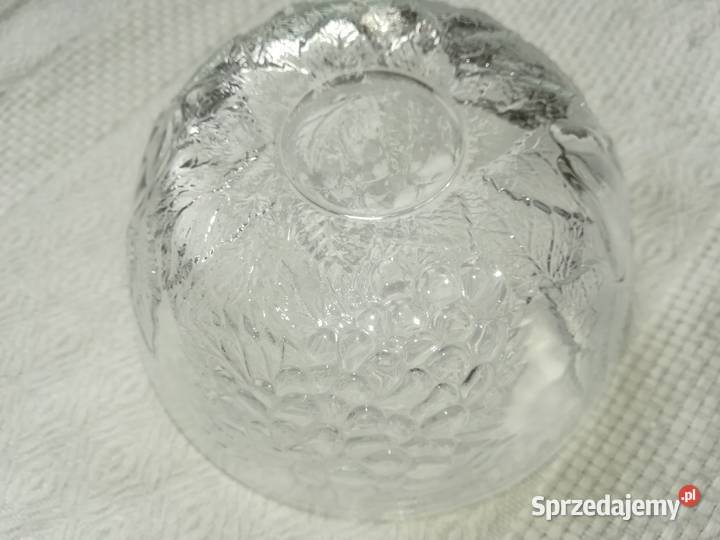 szklana cukierniczka miseczka szkło z pokrywką pomorskie Gdańsk