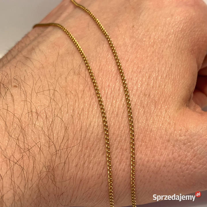 Złoty ŁAŃCUSZEK damski 585 14K PANCERKA 55 Warszawa