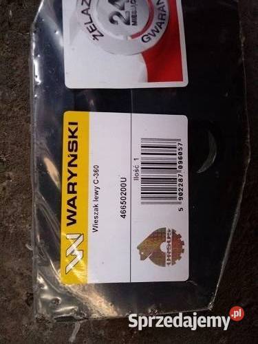 Wieszak lewy C360 ORYGINAŁ URSUS 46650200U Części i osprzęt rolniczy Tyczyn