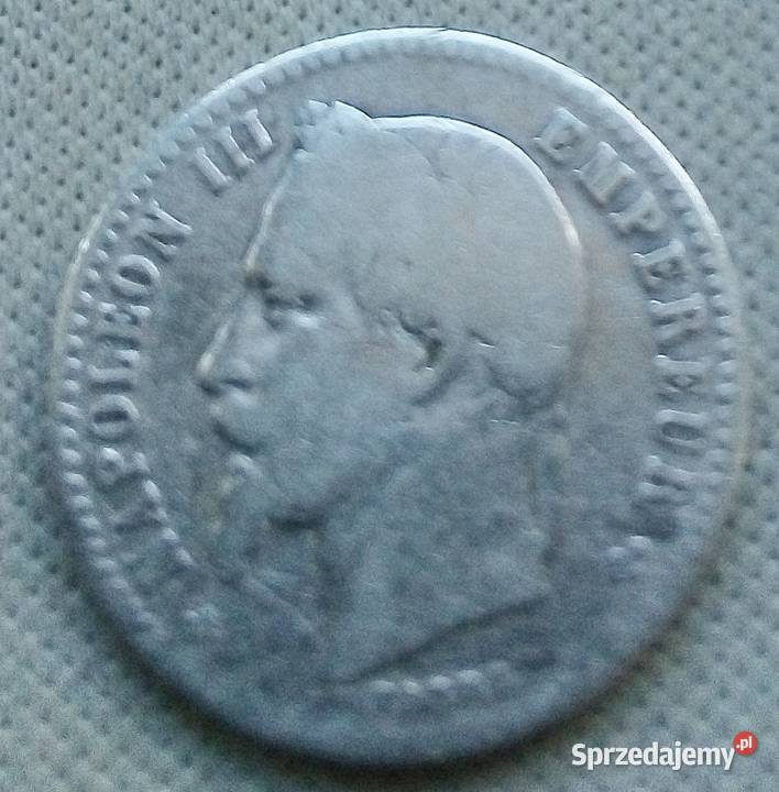 FRANCJA50 CENTIMÓW1864 rASREBRO 835 NAPOLEON Legionowo