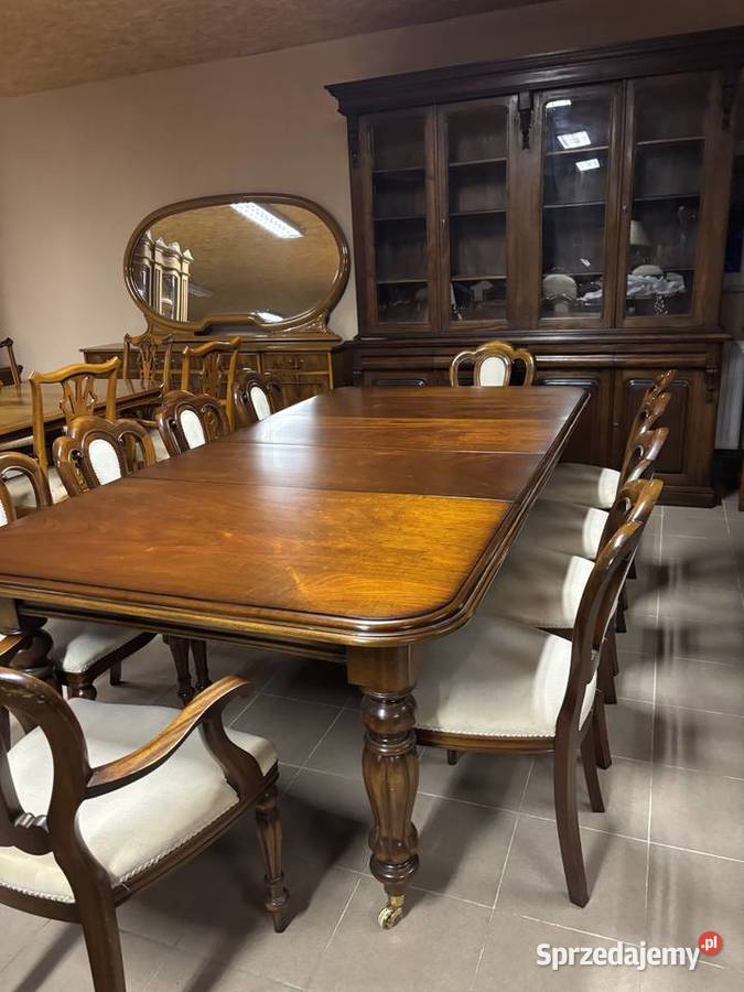 Stylowy Angielski Zestaw Rozkładany Stół 10 lubuskie Gorzów Wielkopolski sprzedam