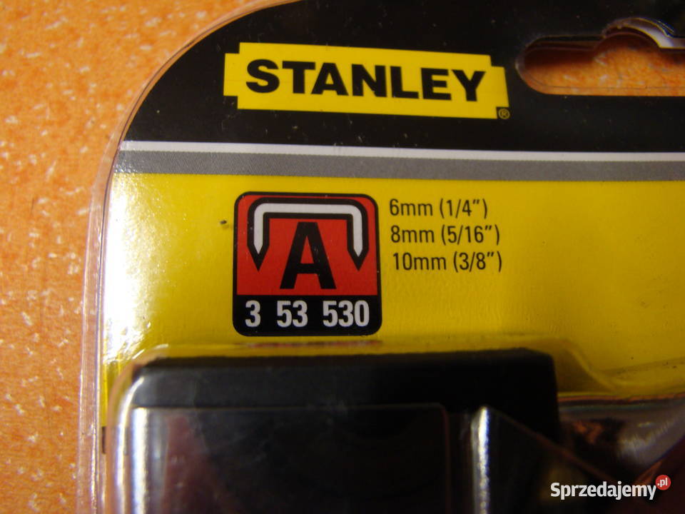 Zszywacz ręczny STANLEY zszywki 610 mm Ref 6TR45 Bielsko-Biała sprzedam
