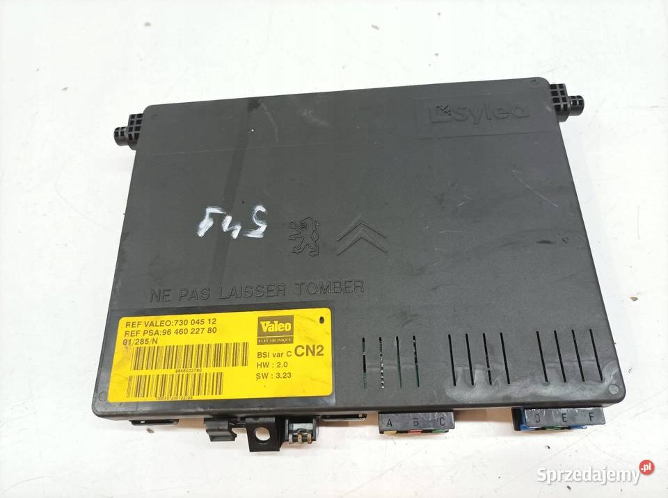 SKRZYNKA BSI 9646022780 CN2 Citroen Xsara świętokrzyskie