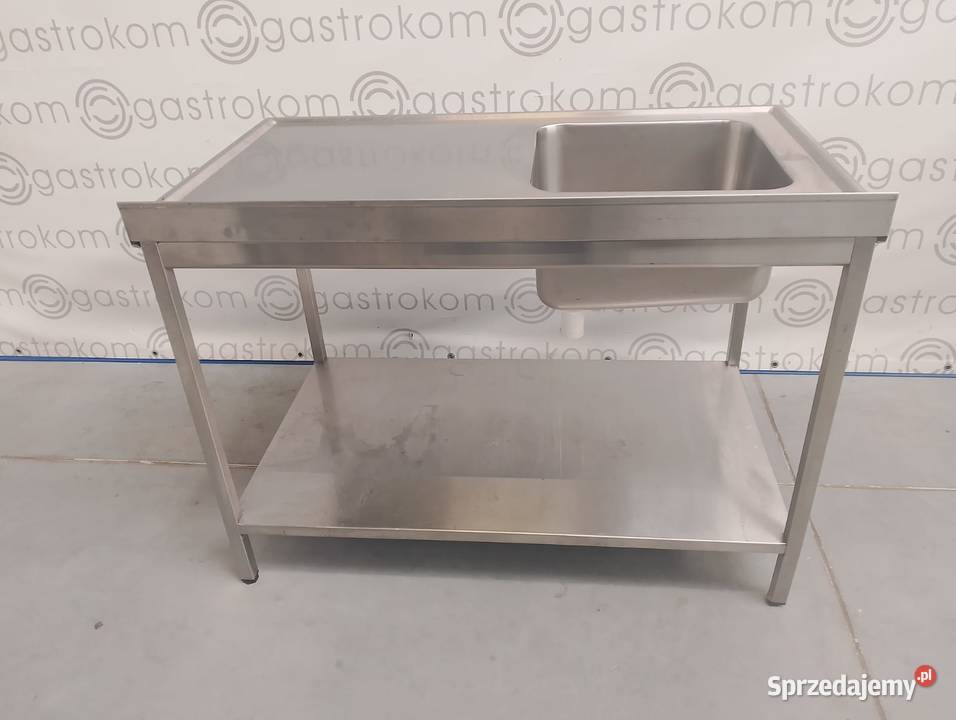 Stół ze zlewemL i półką  120X70 Gastronomia Wrocław