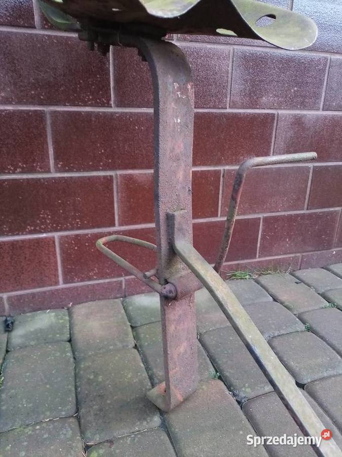 Mega Oldschoolowy Metalowy Taboret Loft Antyki wielkopolskie Konin