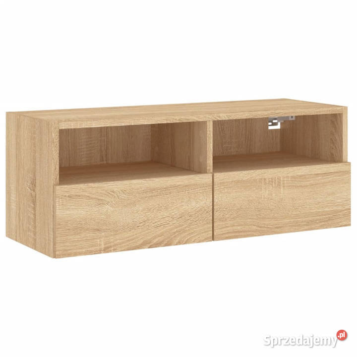 Ścienna szafka TV dąb sonoma 80x30x30 WM836872 Warszawa