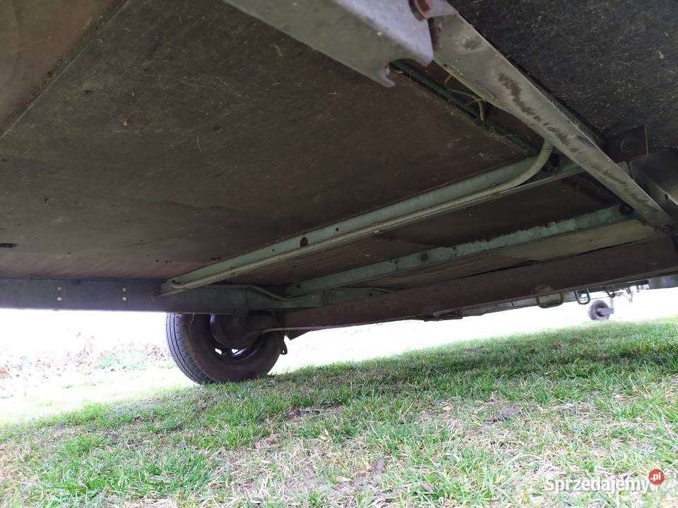 Przyczepka kempingowa na działkę budowę