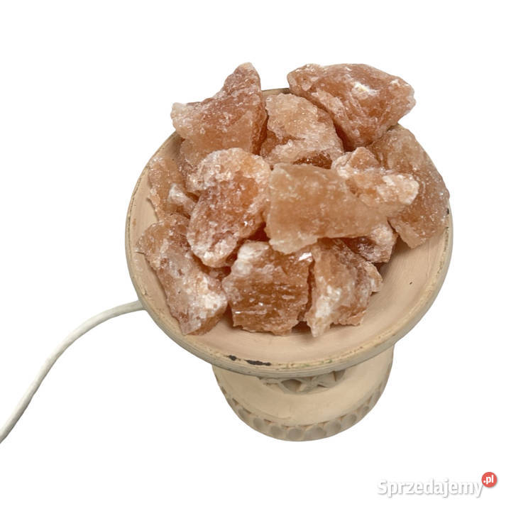 Rzeźbiona lampa solna z naturalnej soli sprzedam