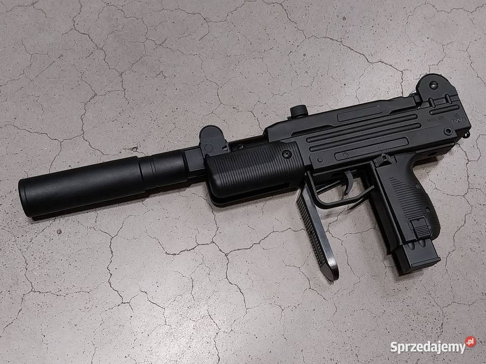 Pistolet maszynowy wiatrówka IWI Mini Uzi 45 mm Czeladź