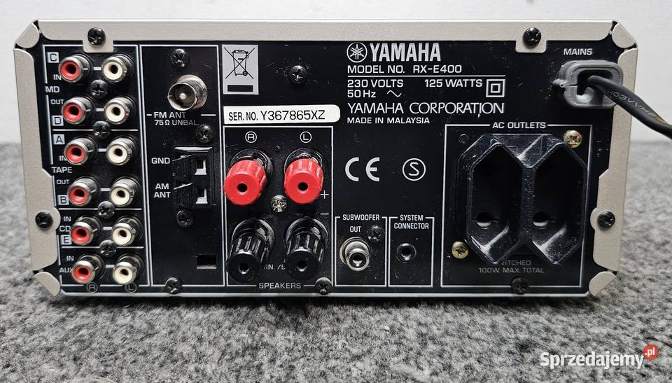 Amplituner STEREO Yamaha RXE400 Natural Sound małopolskie Kraków