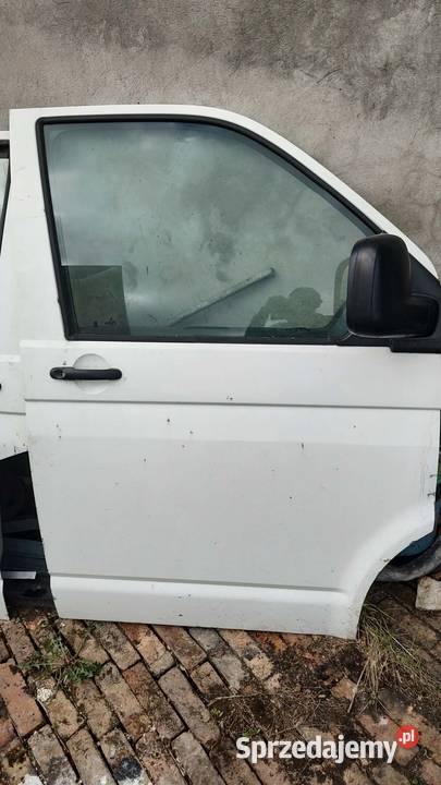 Drzwi prawe przód przednie VW T5 białe Książ Wielkopolski